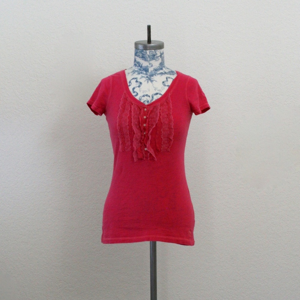 Pink Abercrombie & Fitch Tee Shirt